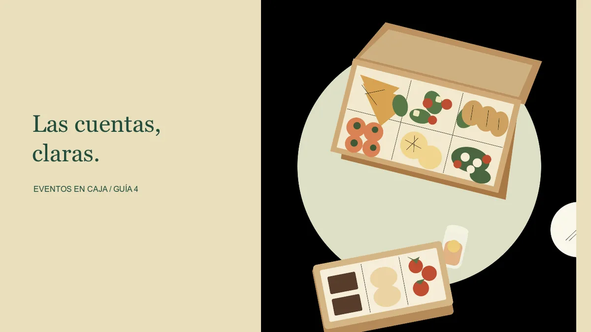 El precio del catering por persona en Madrid depende del menú, el servicio y la entrega — ilustración de referencia